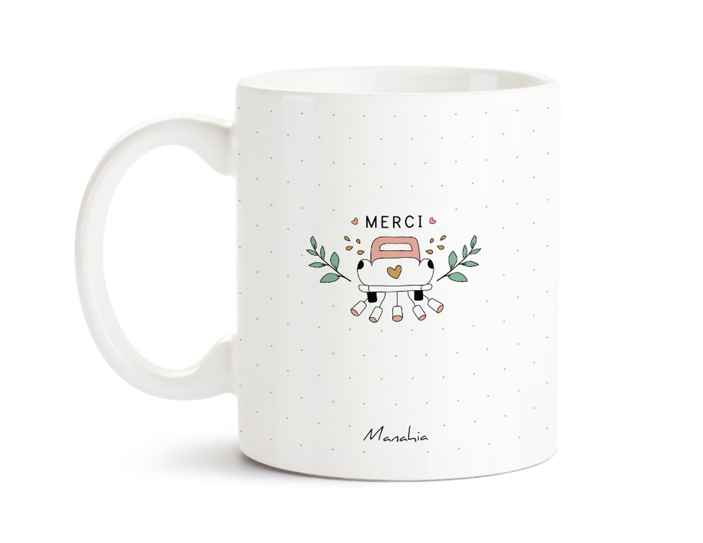 Mug - Je suis une témoin de compet' - Rose