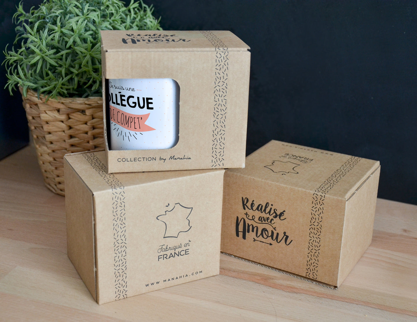 Mug - Je suis une collègue de compet' - Rose