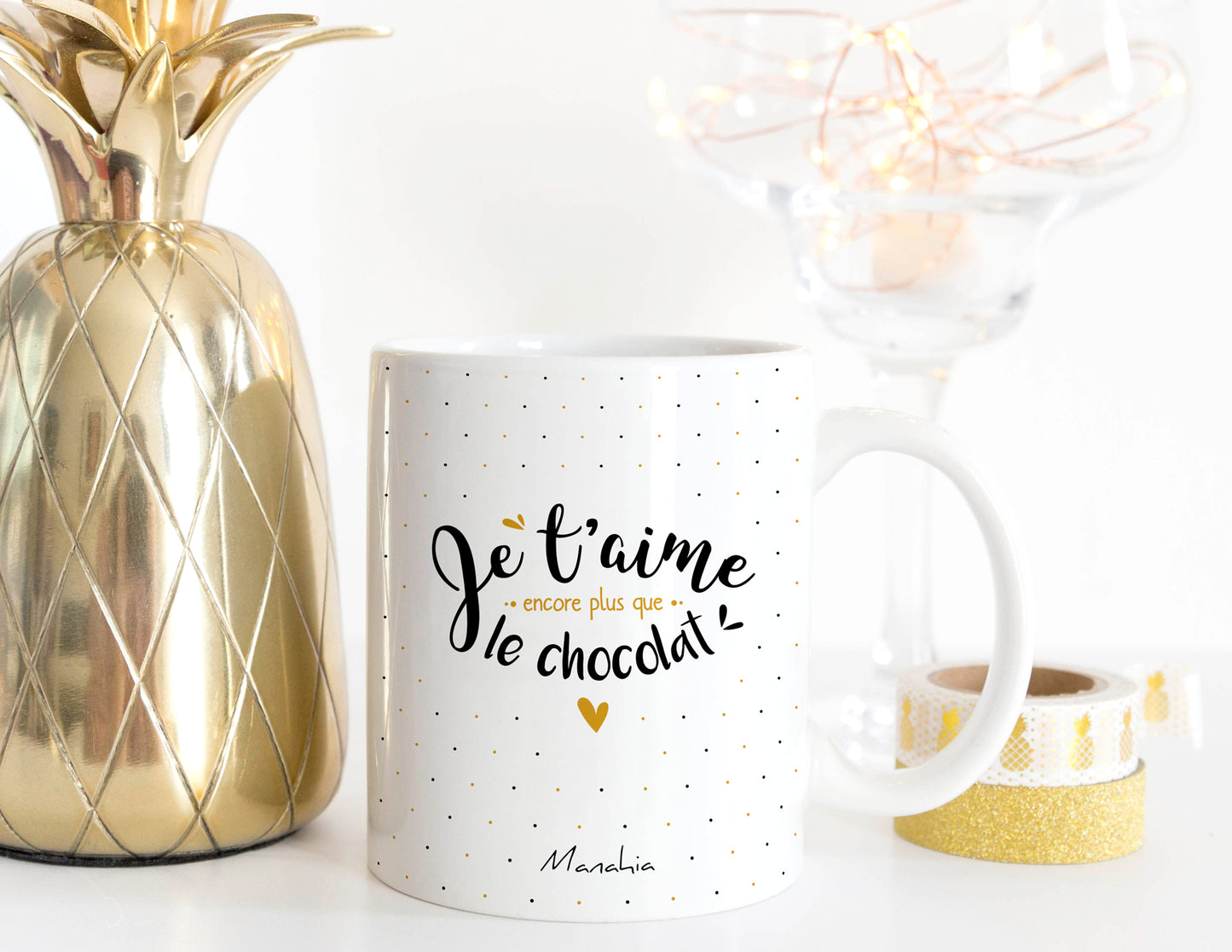 Mug - Je t'aime encore plus que le chocolat - Manahia