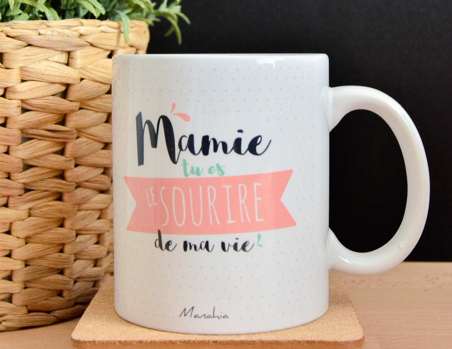 Mug - Mamie, tu es le sourire de ma vie