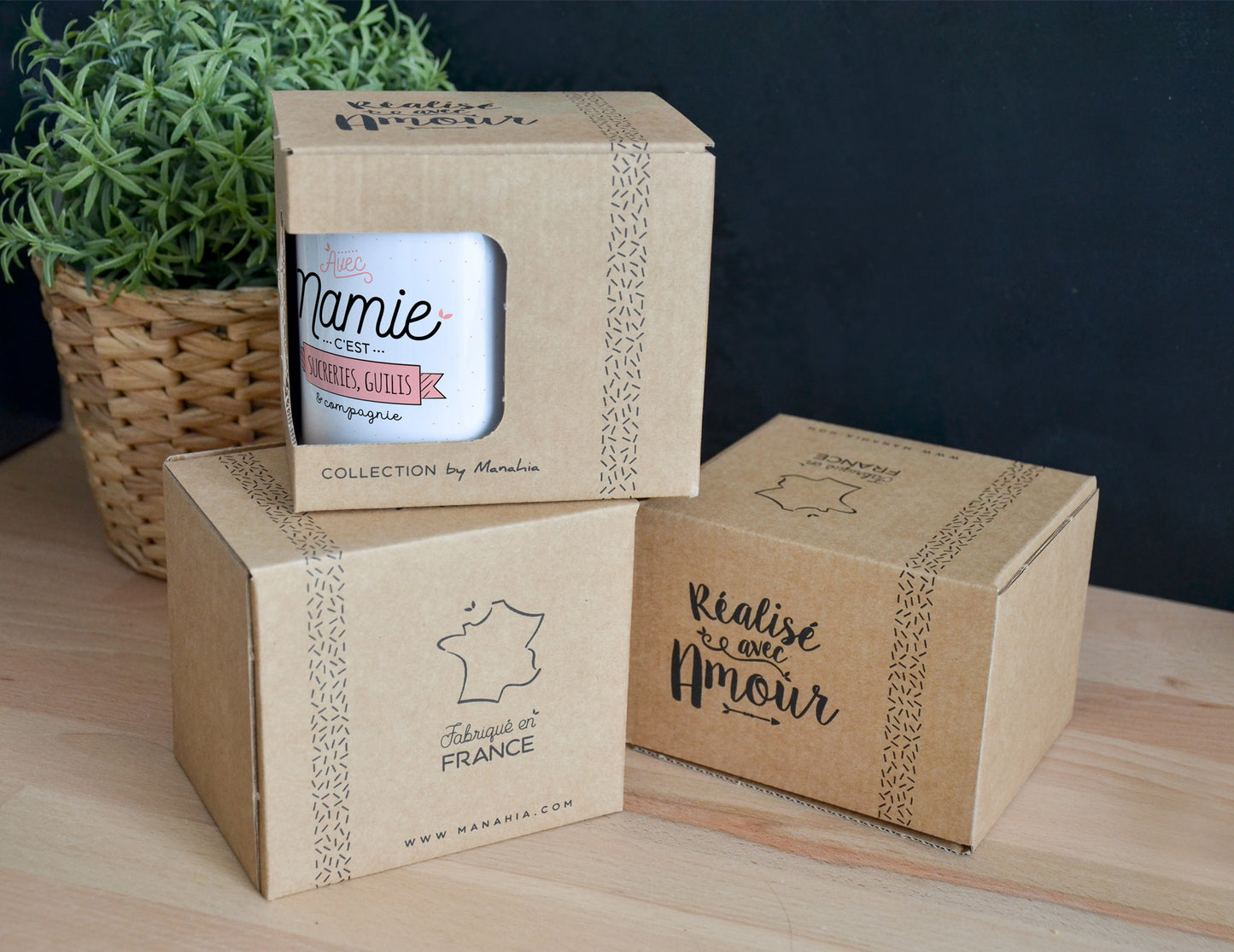Mug - Avec mamie c'est sucreries, guilis et compagnie