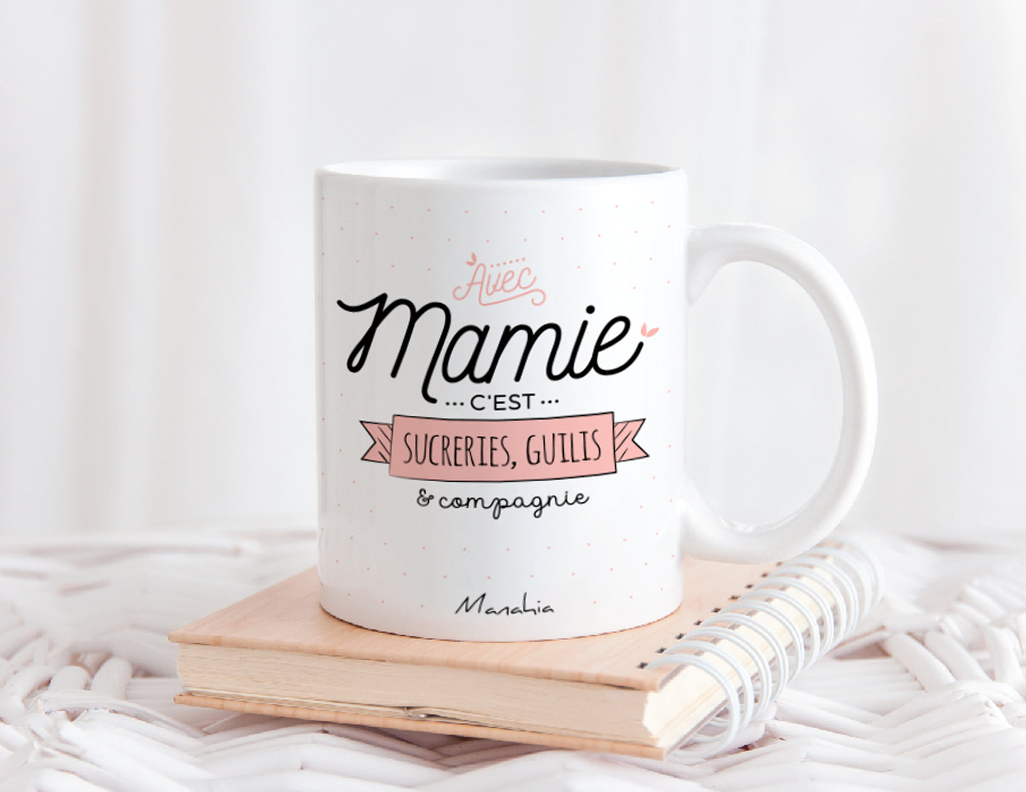 Mug - Avec mamie c'est sucreries, guilis et compagnie
