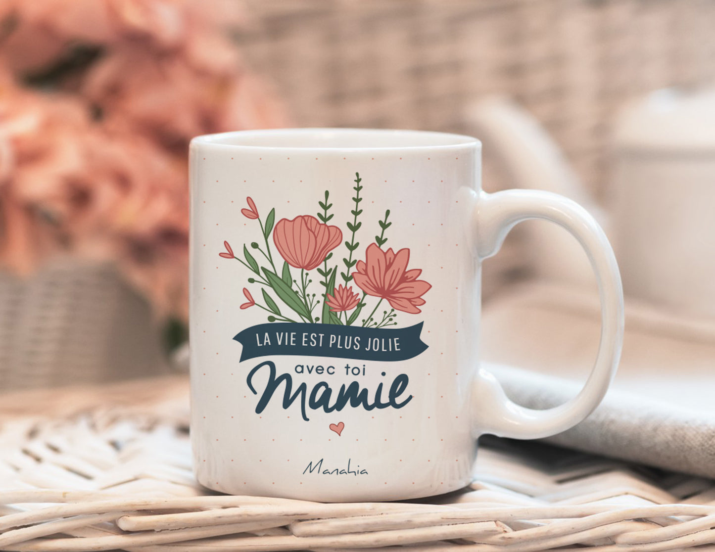 Mug - La vie est plus jolie avec toi mamie