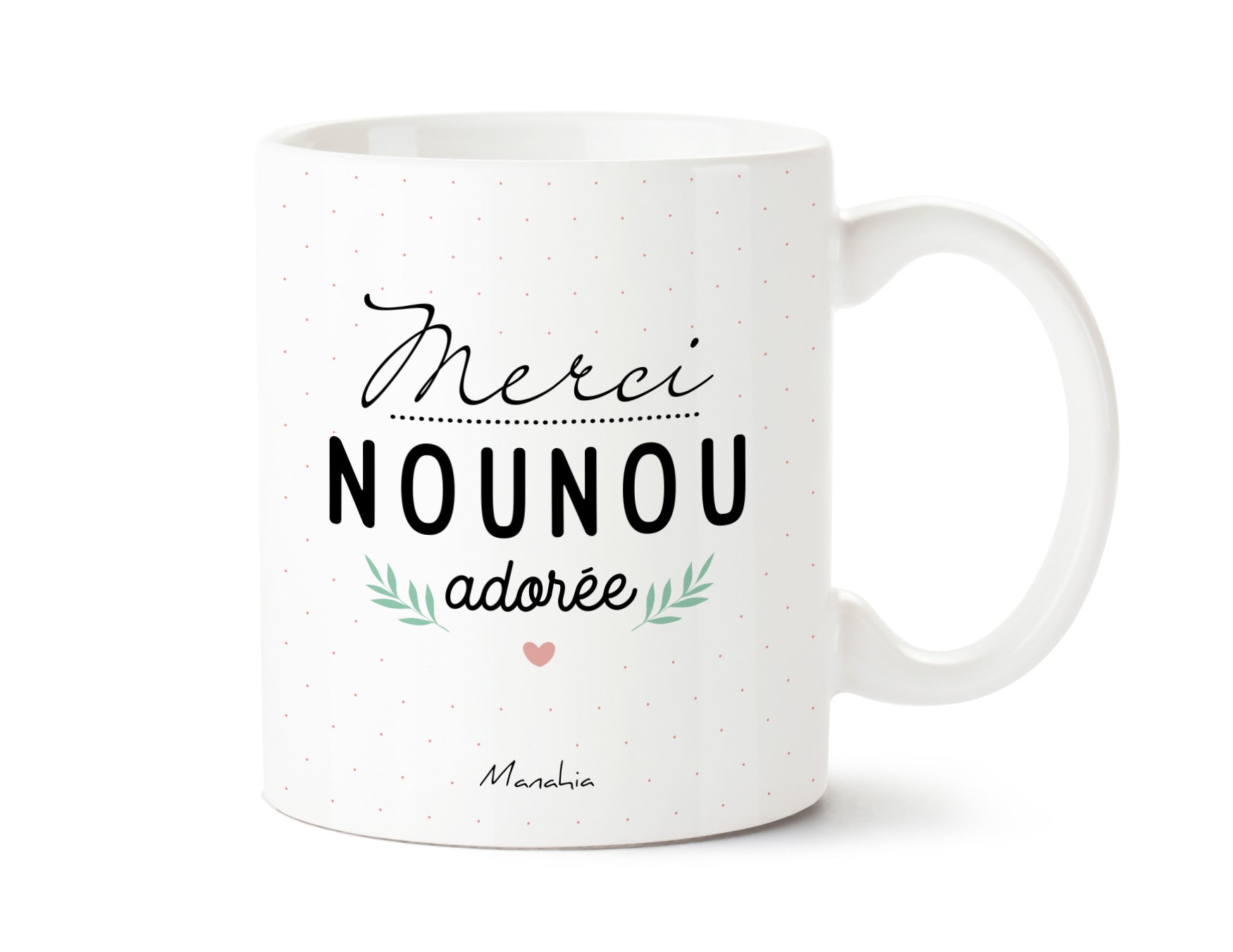 Mug Personnalisé - Merci Nounou Pour Nos Jolies Balades, Cadeau