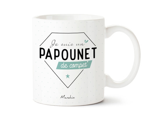 Mug - Je suis un papounet de compet' - Manahia