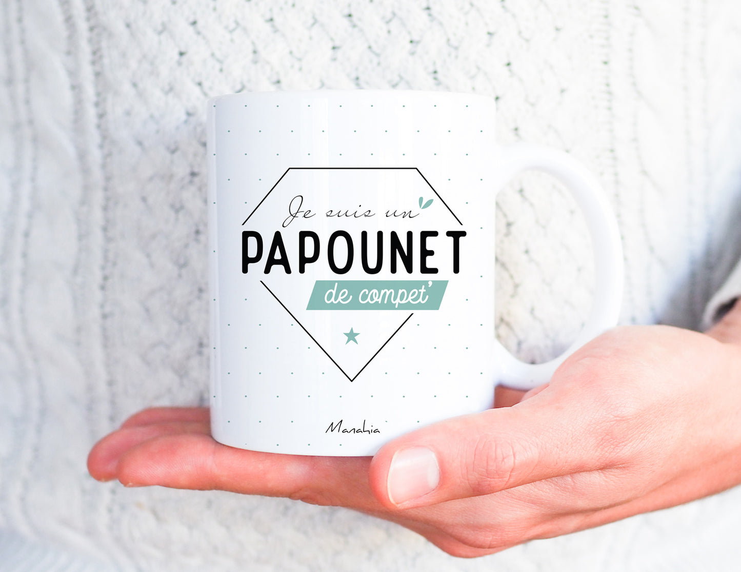 Mug - Je suis un papounet de compet' - Manahia