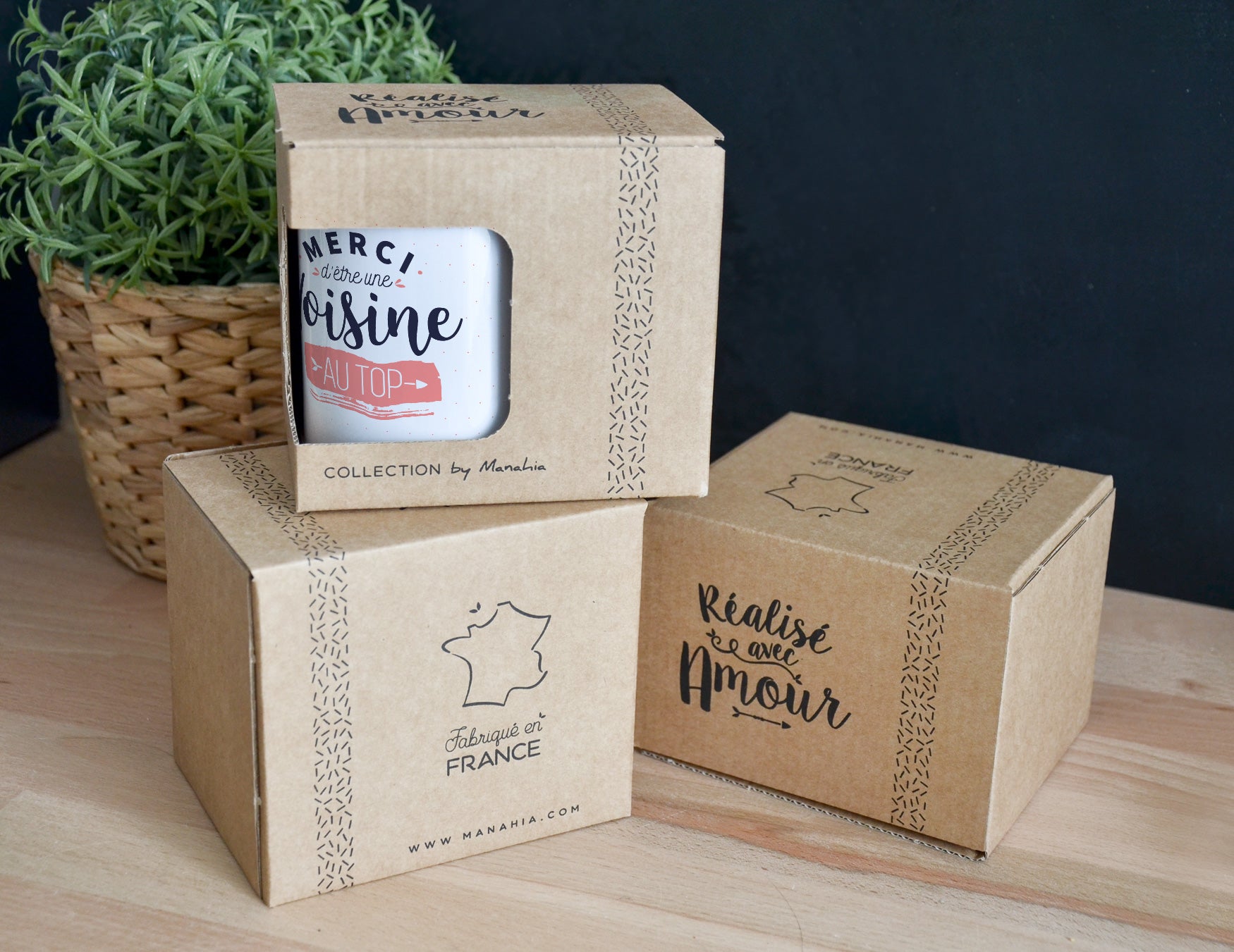 Mug - Merci d'être une voisine au top - Manahia