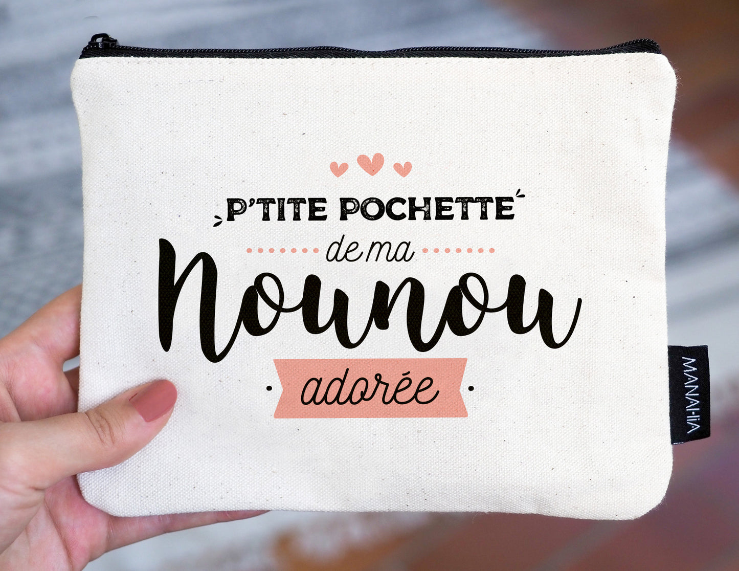 Pochette P'tite pochette de ma nounou adorée - Manahia
