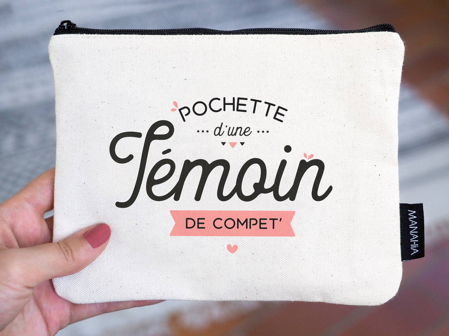 Pochette Pochette d'une témoin de compet'
