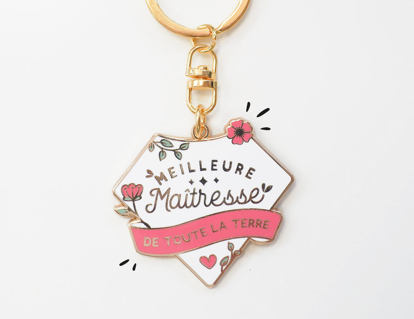 Porte-clés - Meilleure maîtresse de toute la terre - Manahia