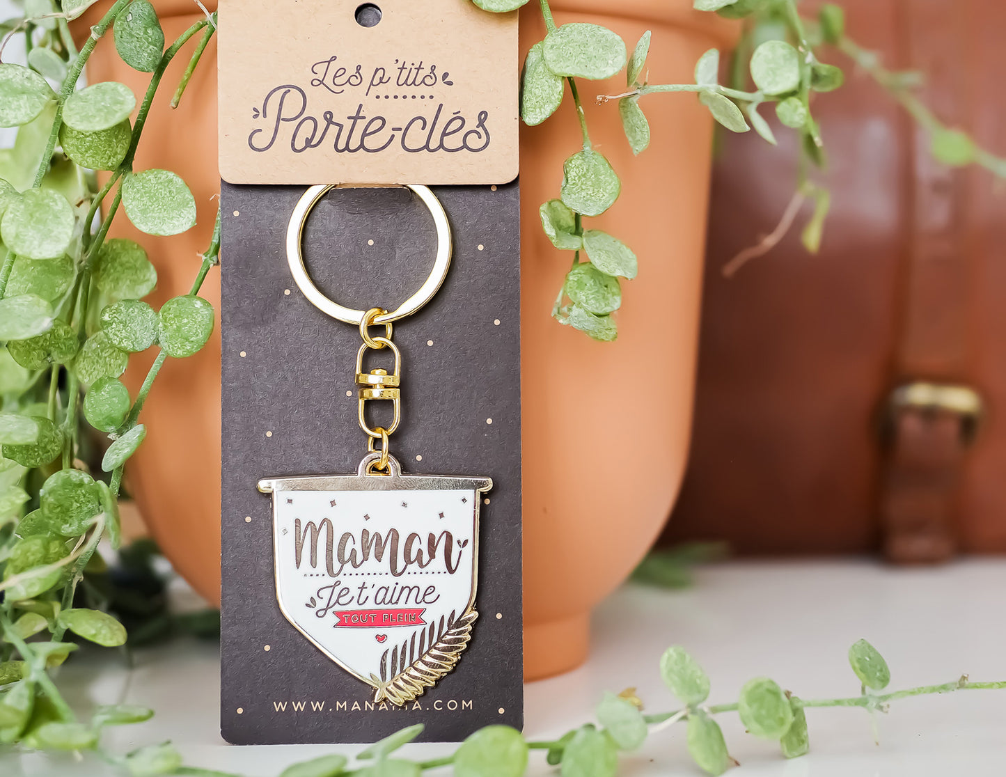 Porte-clés - Maman je t'aime tout plein - Manahia