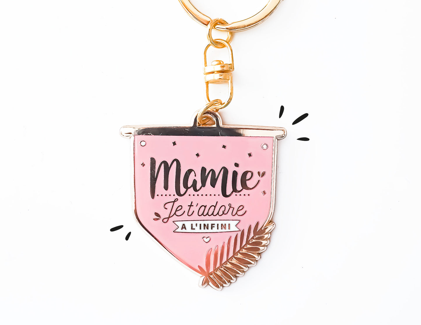 Porte-clés - Mamie je t'adore à l'infini - Manahia