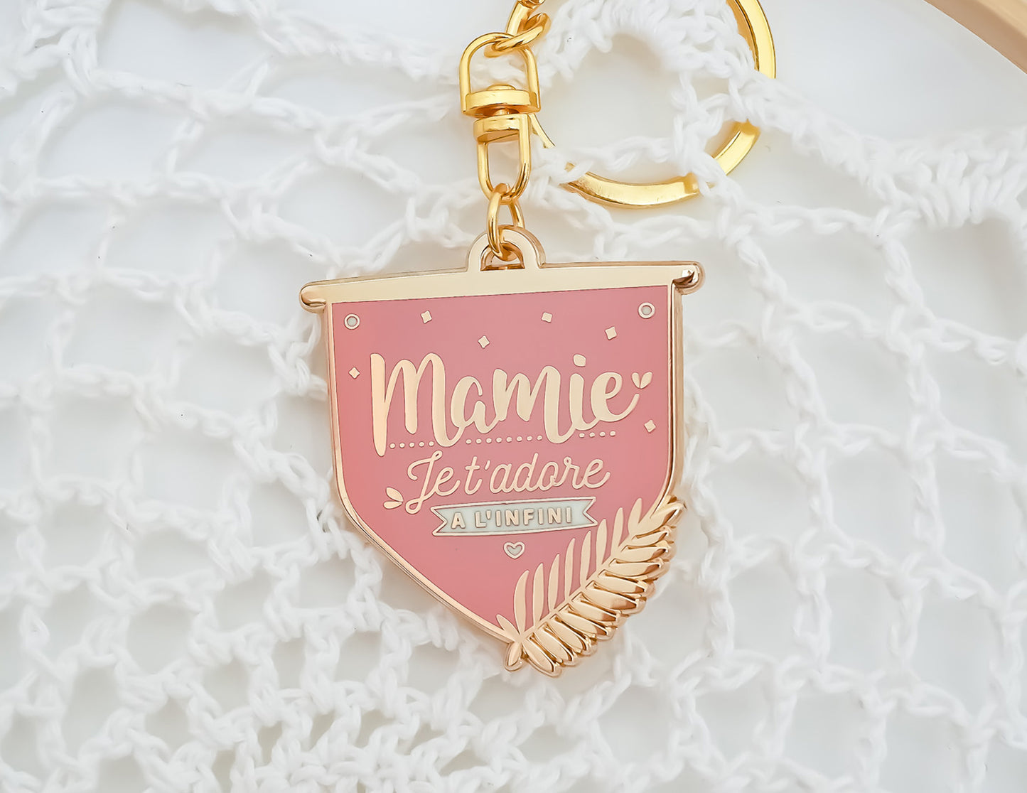 Porte-clés - Mamie je t'adore à l'infini