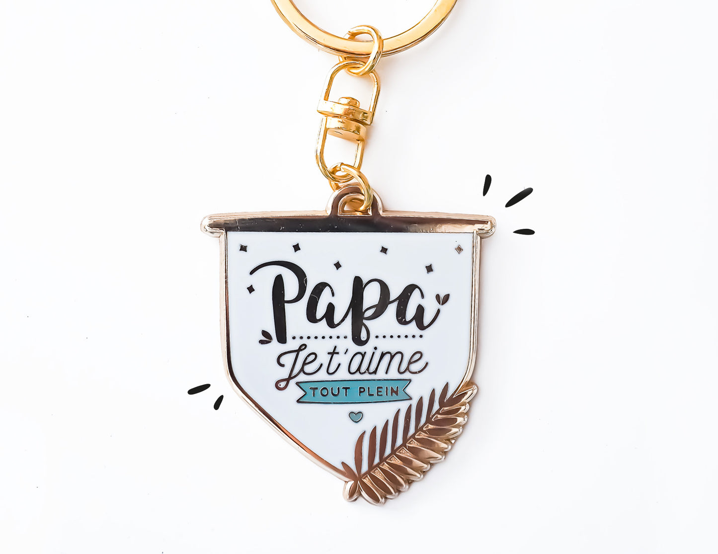 Porte-clés - Papa je t'aime tout plein - Manahia