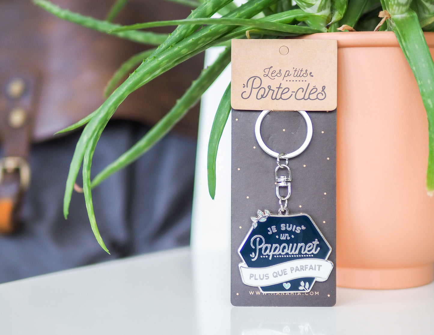 Porte-clés - Je suis un papounet plus que parfait - Manahia