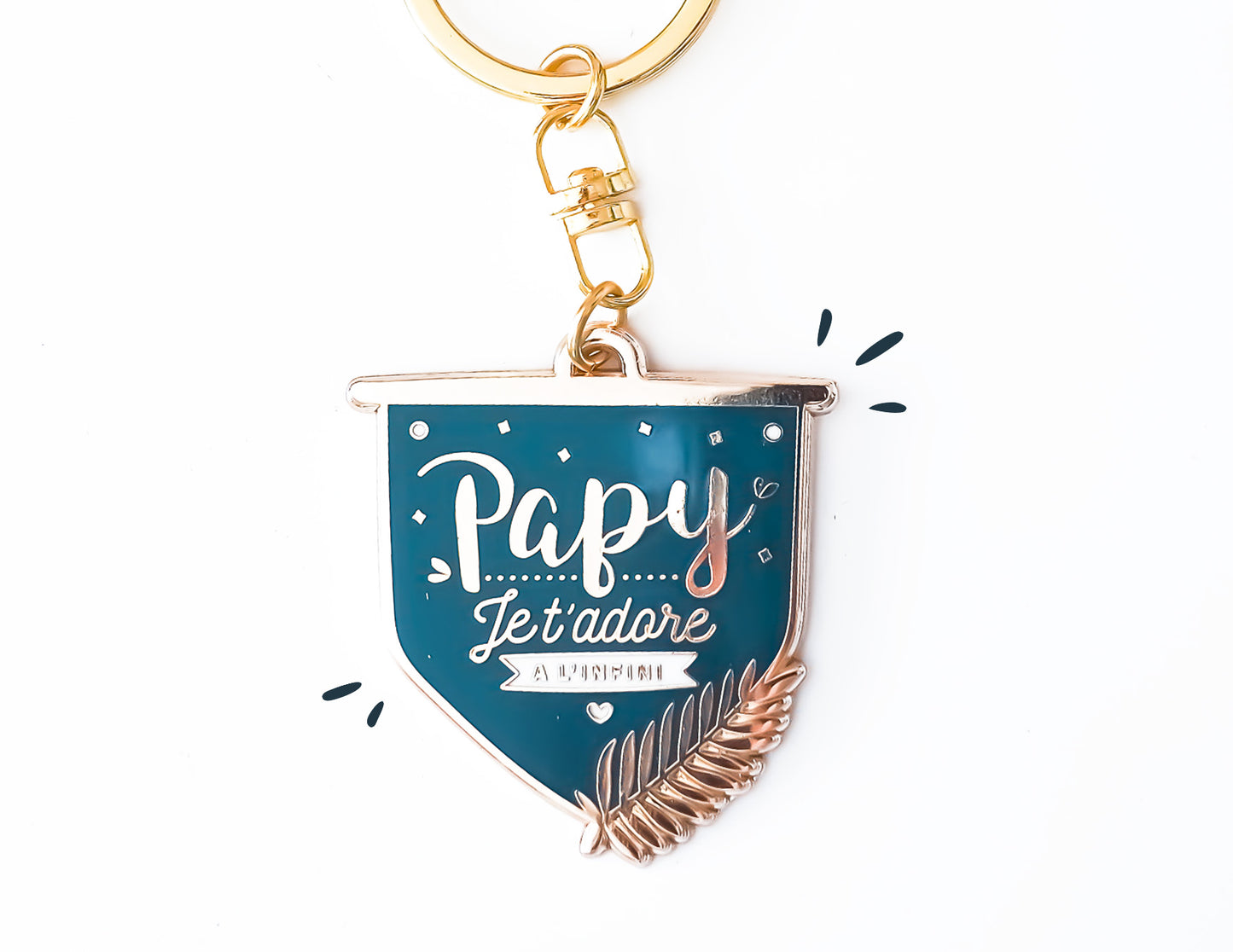 Porte-clés - Papy je t'adore à l'infini - Manahia
