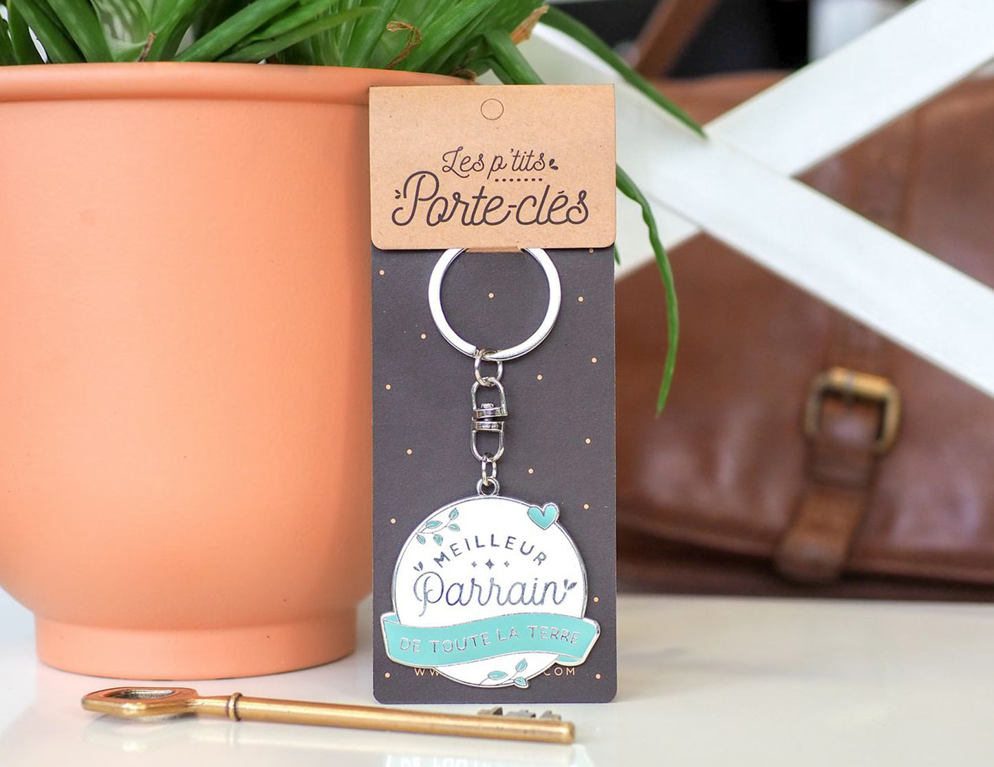 Porte-clés - Meilleur parrain de toute la terre