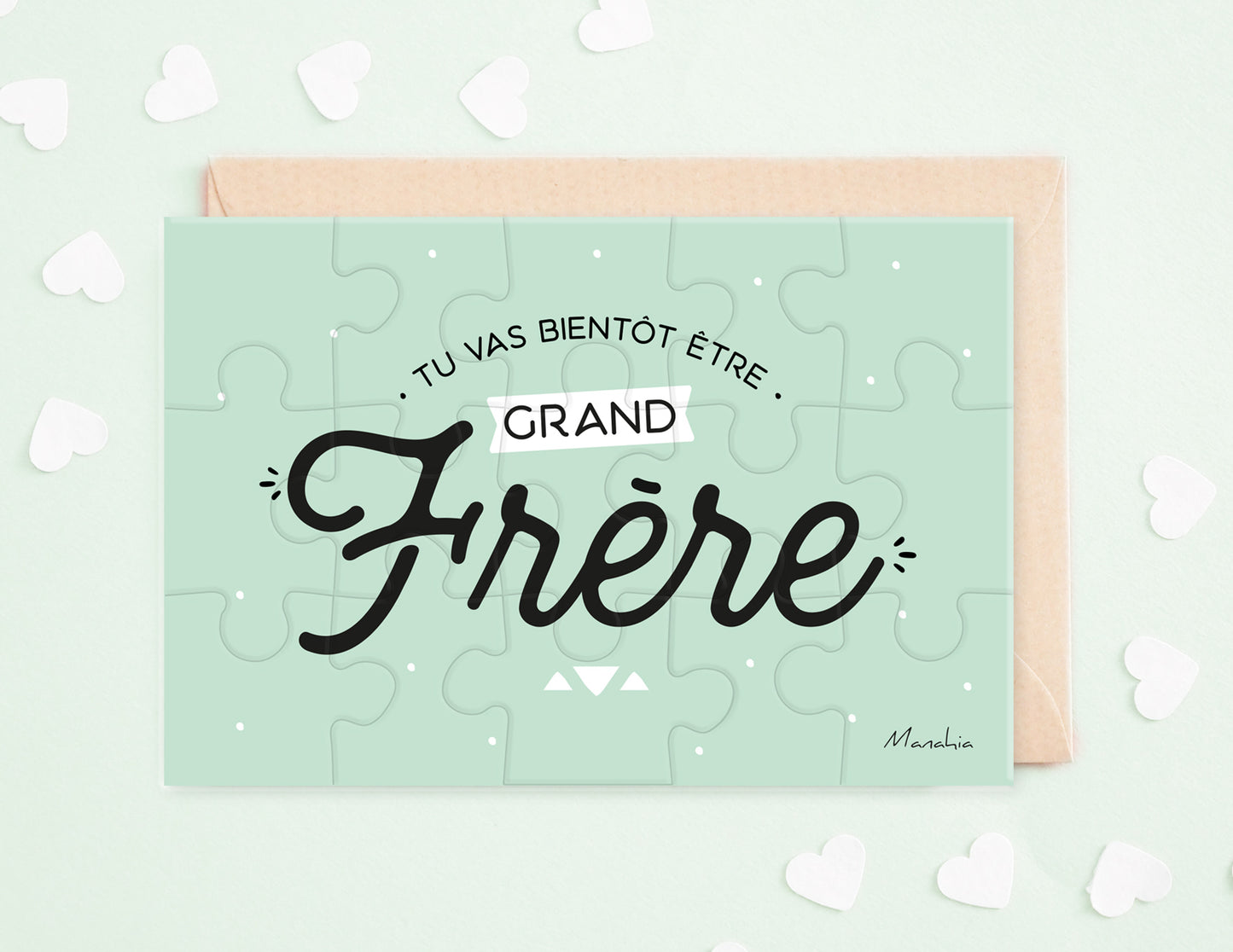 Puzzle grand frère - Tu vas bientôt être grand frère - Manahia