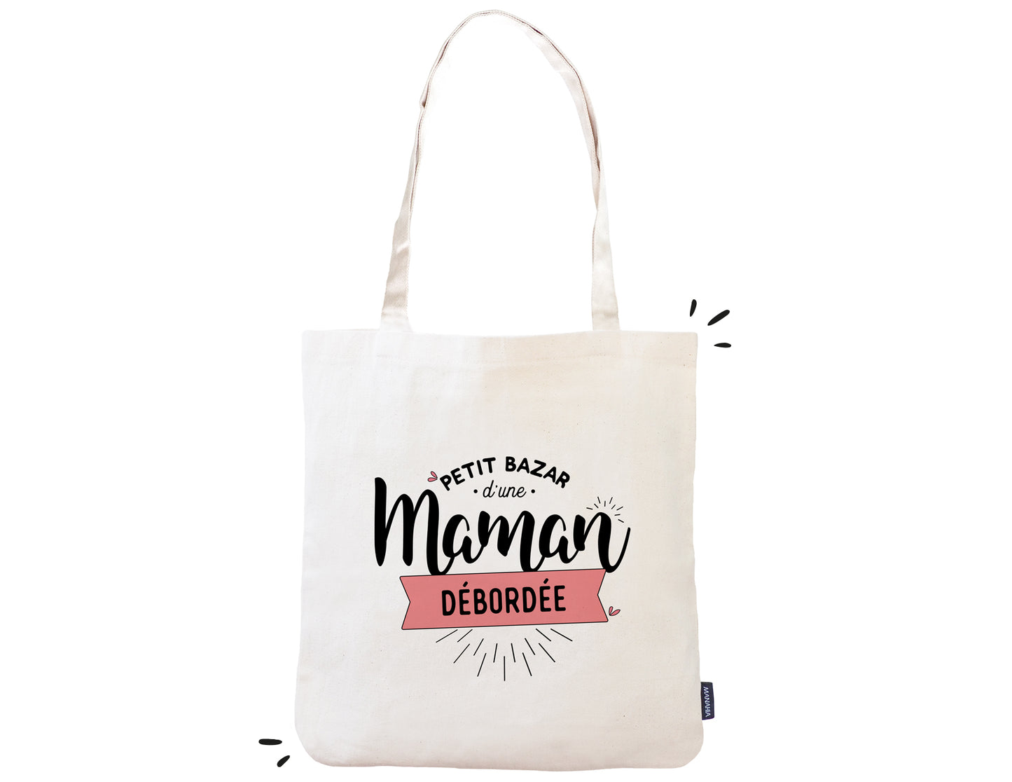 Totebag - Petit bazar d'une maman débordée - Manahia