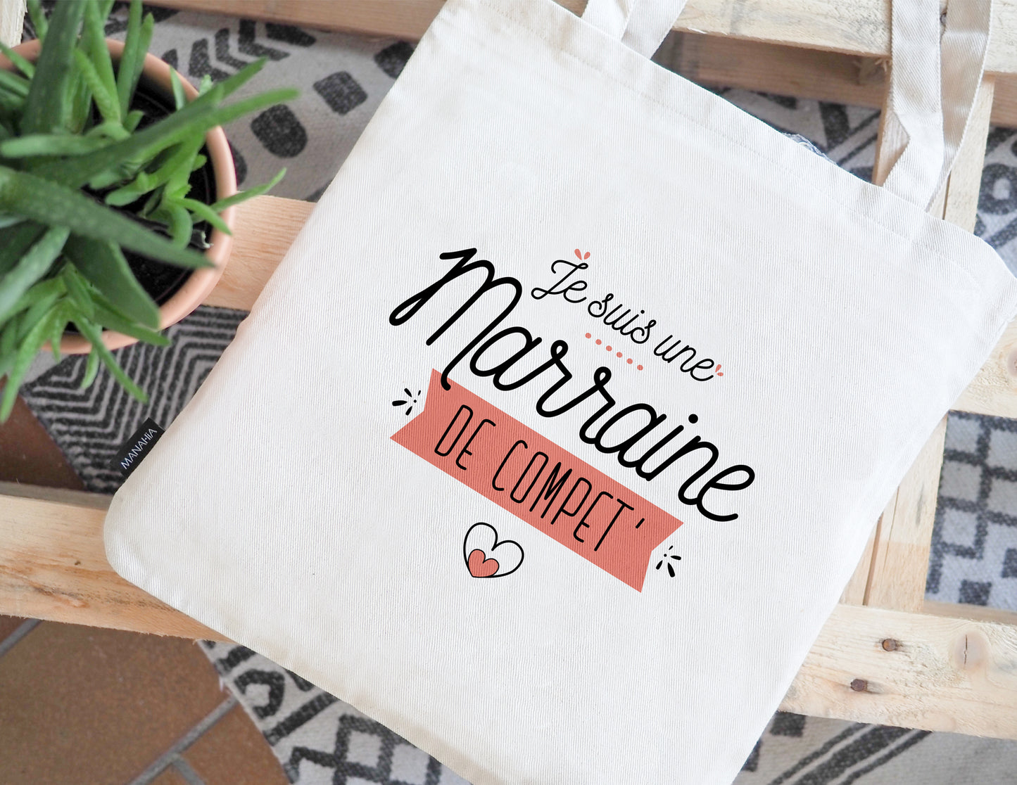 Totebag - Je suis une marraine de compet'