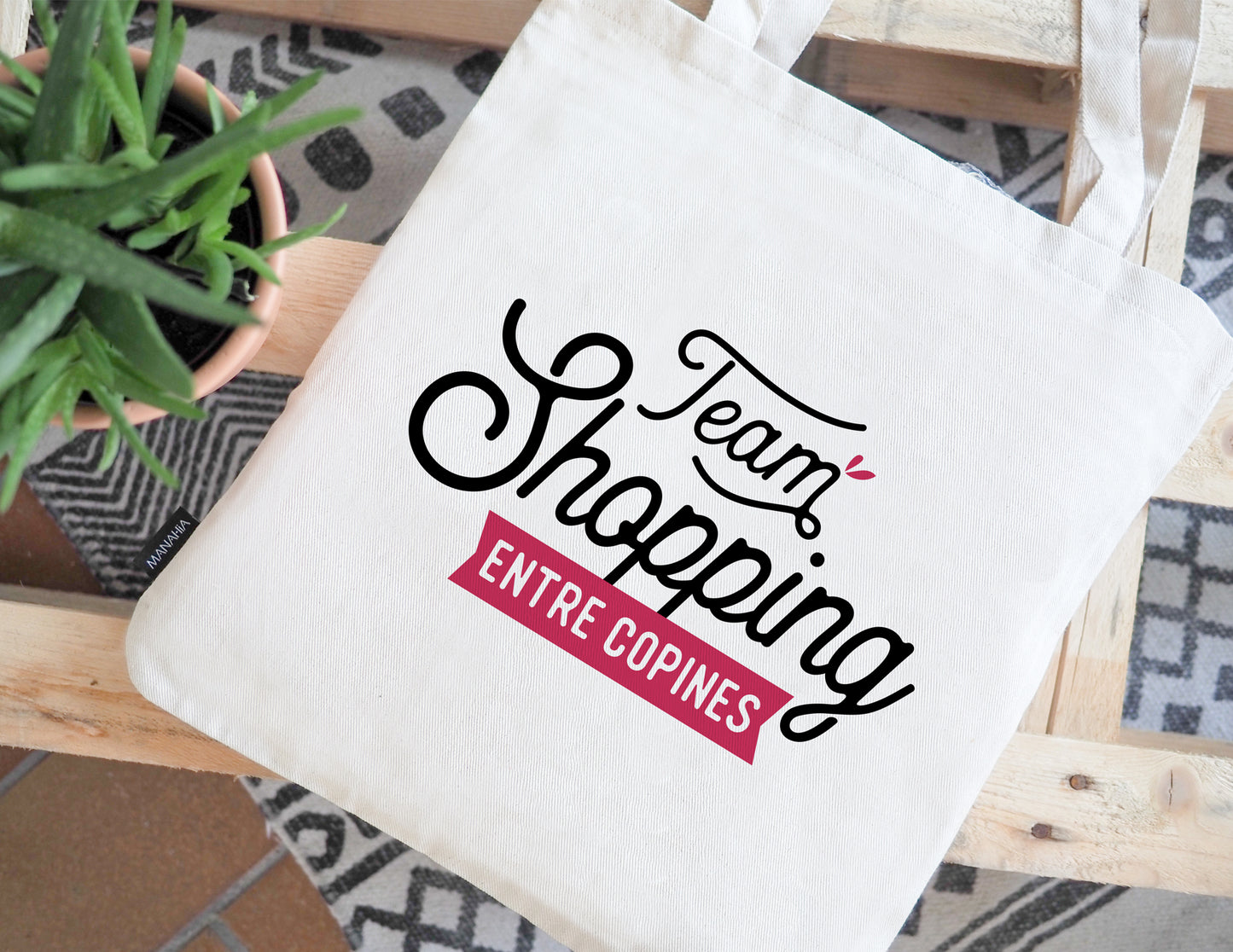 Totebag - Team shopping entre copines