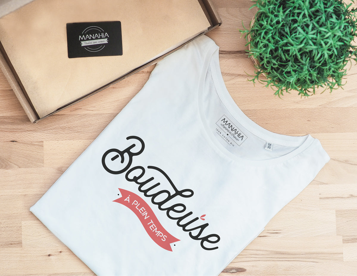 Tshirt femme - Boudeuse à plein temps
