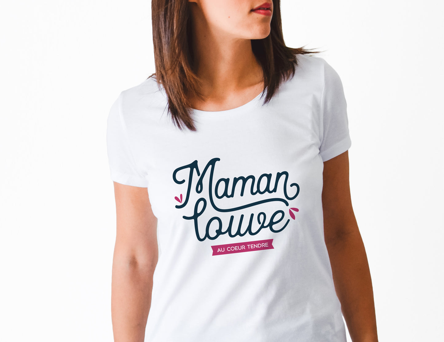 Tshirt femme - Maman louve au cœur tendre