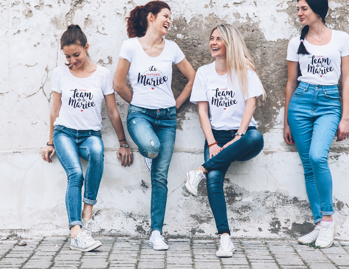 Tshirt femme - Dream team de la mariee