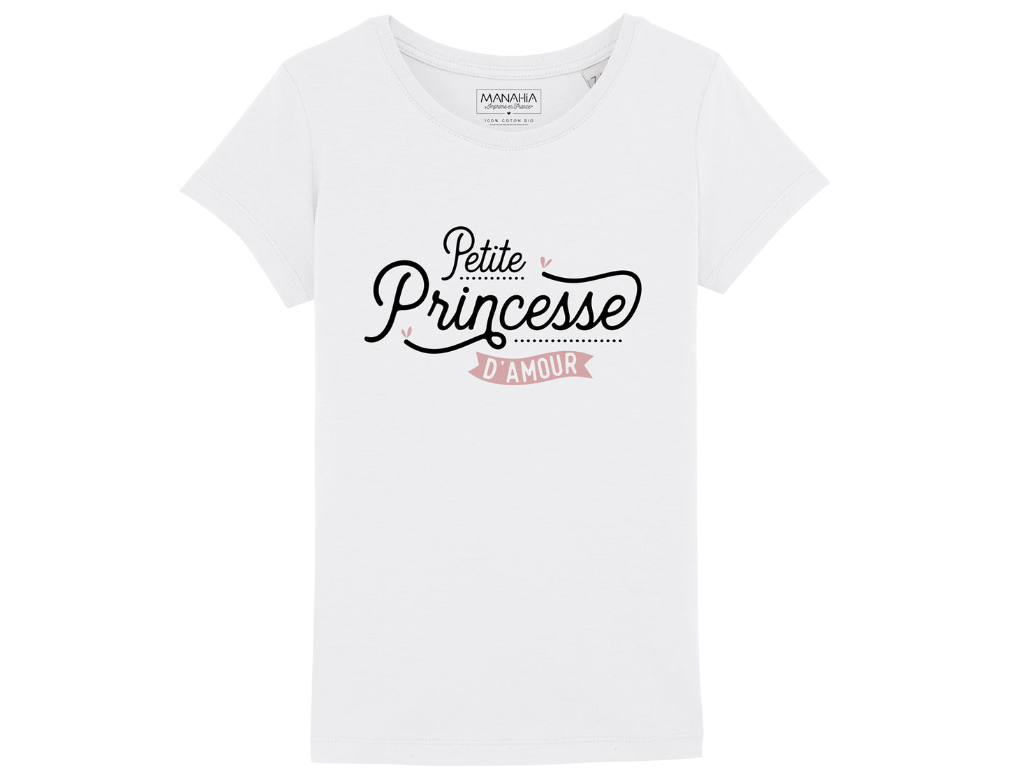 Tshirt fille - Petite princesse d'amour