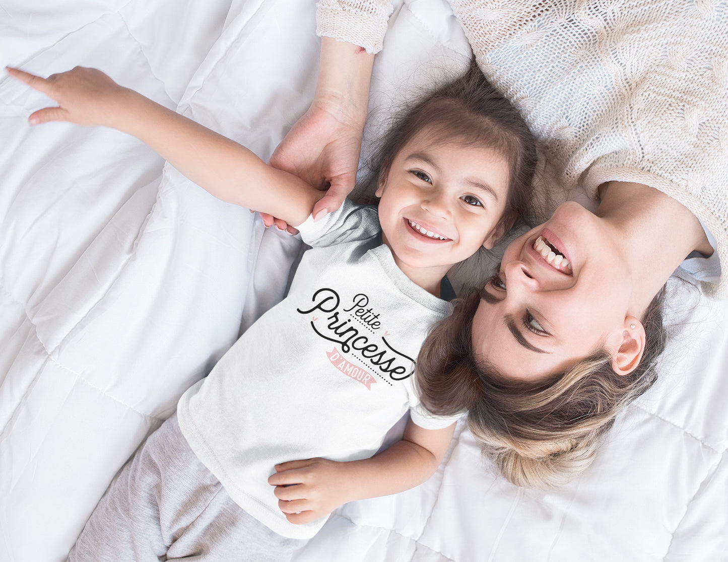 Tshirt fille - Petite princesse d'amour