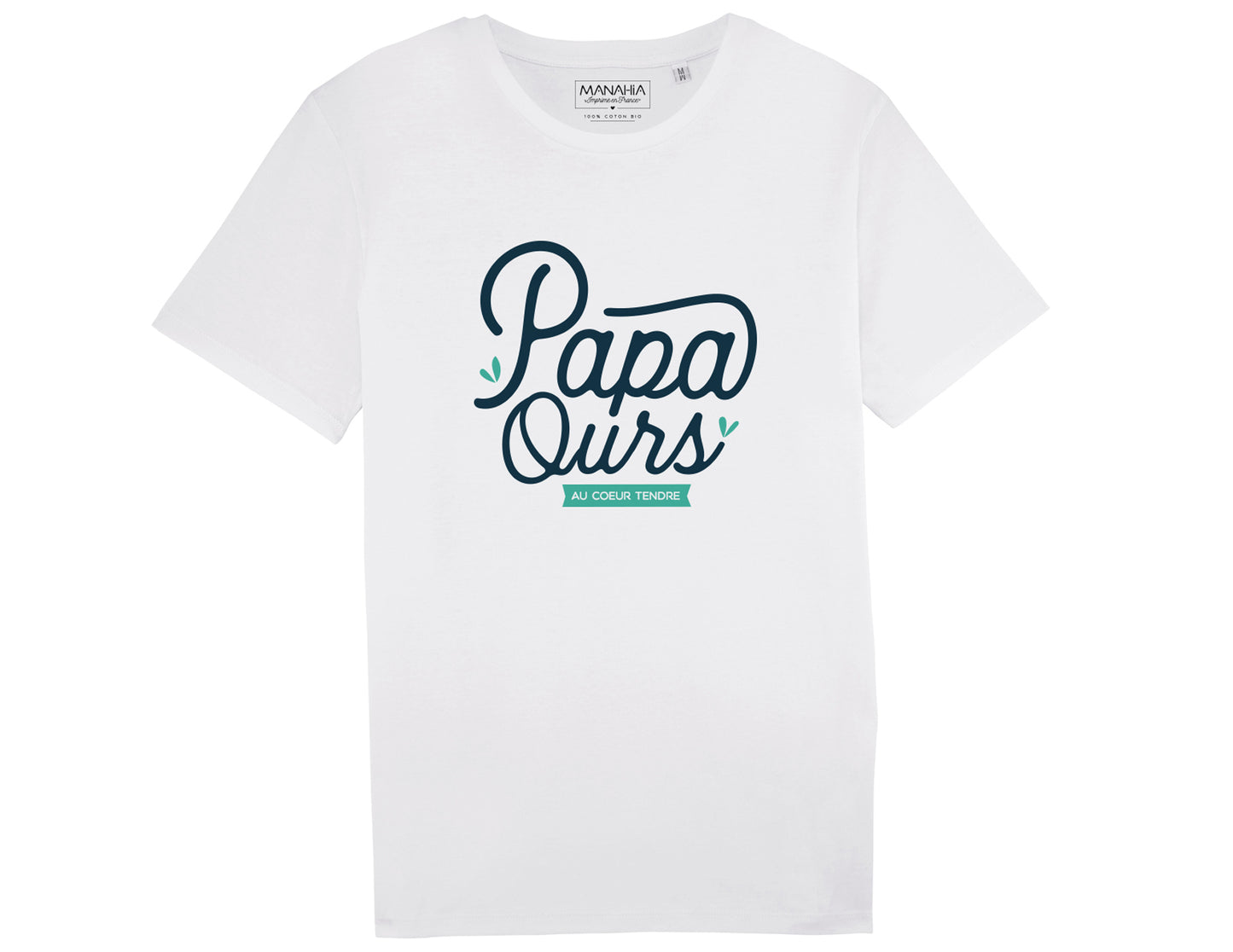 Tshirt homme - Papa ours au coeur tendre