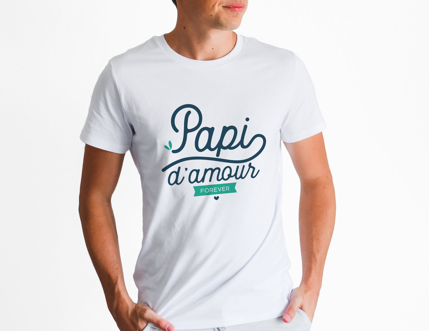 Tshirt homme - Papi d'amour forever