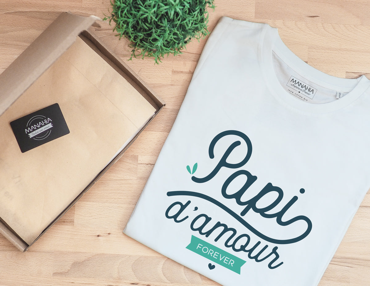 Tshirt homme - Papi d'amour forever