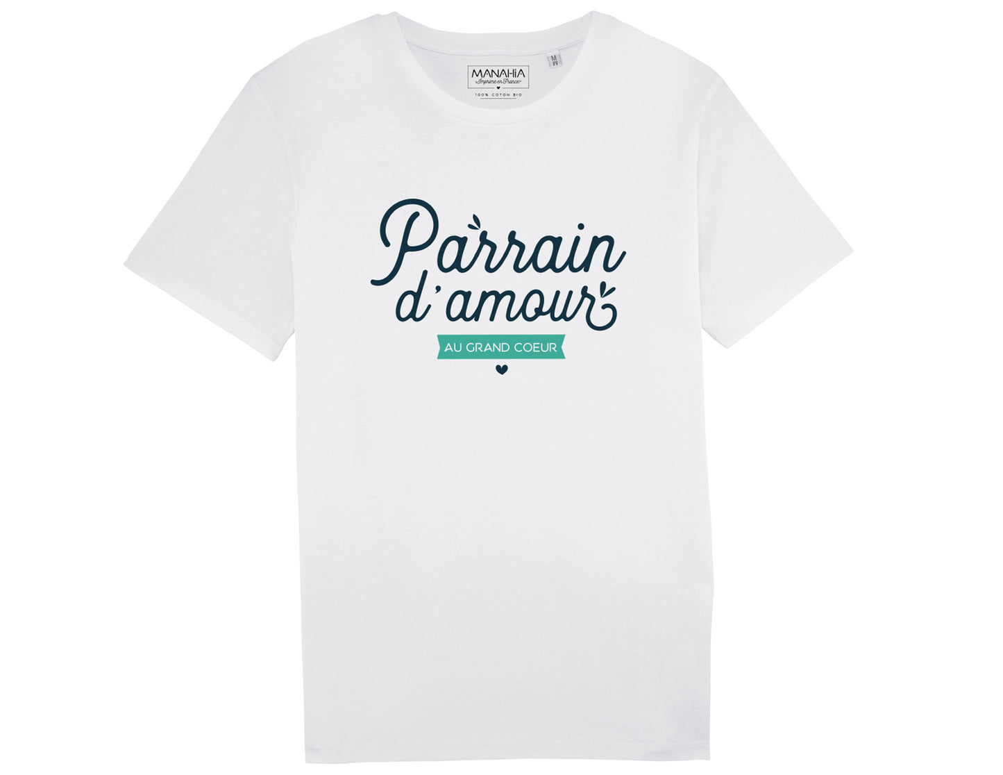 Tshirt homme - Parrain d'amour au grand coeur