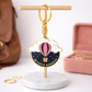 Porte-clés - Je porte bonheur - Montgolfière – cadeau porte-bonheur