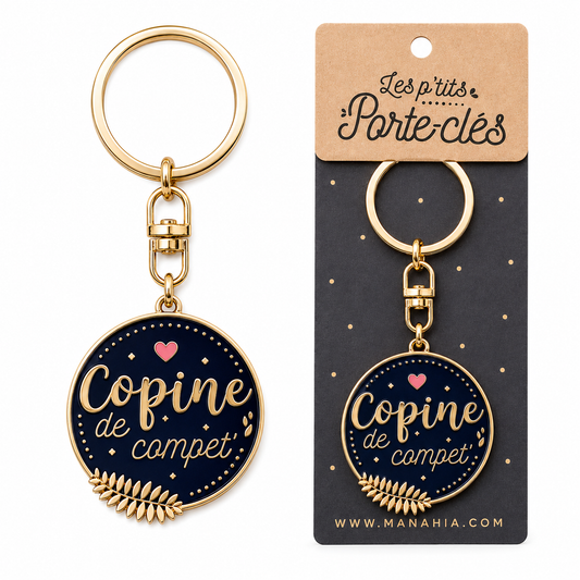 Porte-clés - Copine de compet' – cadeau copine
