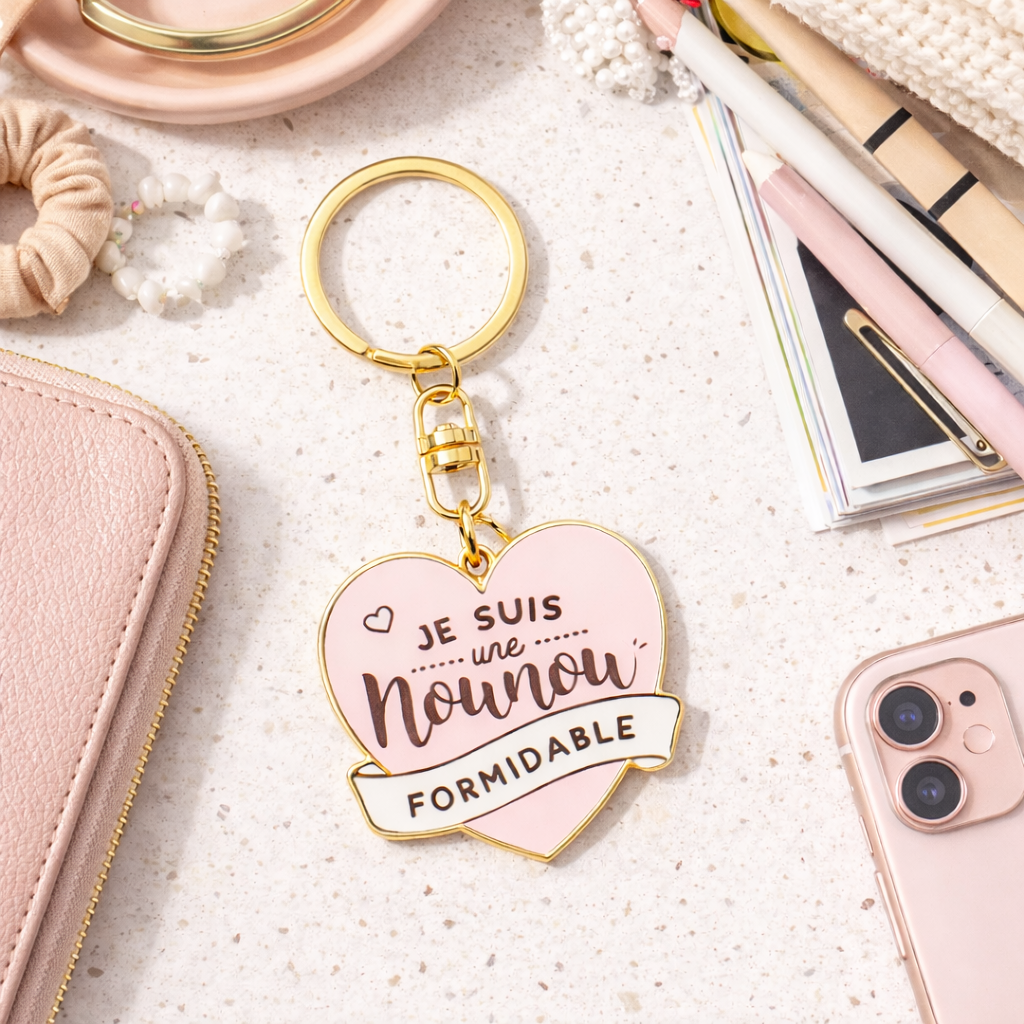 Porte-clés - Je suis une nounou formidable – cadeau merci nounou