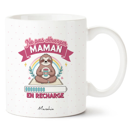 Mug -  Ne pas déranger, maman en recharge