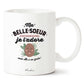 Mug belle-sœur – Ma belle-sœur c'est comme le café, je l'adore, mais elle a un grain !