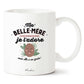 Mug belle-mère – Ma belle-mère c'est comme le café, je l'adore, mais elle a un grain !