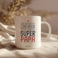 Mug papa – Pas besoin de cheveux pour être un super papa – cadeau papa – fête des pères