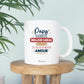 Mug - Papy, on a essayé de trouver le meilleur cadeau, mais hélas, tu as déjà notre amour chaque jour.