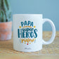 Mug papa – Papa, tu es mon super-heros préféré – cadeau papa – fête des pères