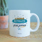 Mug retraite – Libéré, retraité, je ne travaillerai plus jamais - Bleu