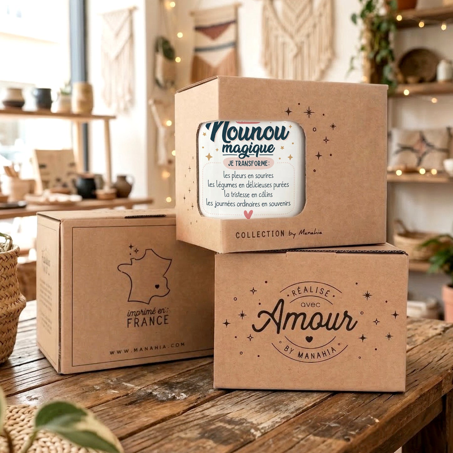 Mug nounou – Je suis une nounou magique – cadeau nounou – fin d’année scolaire – merci nounou