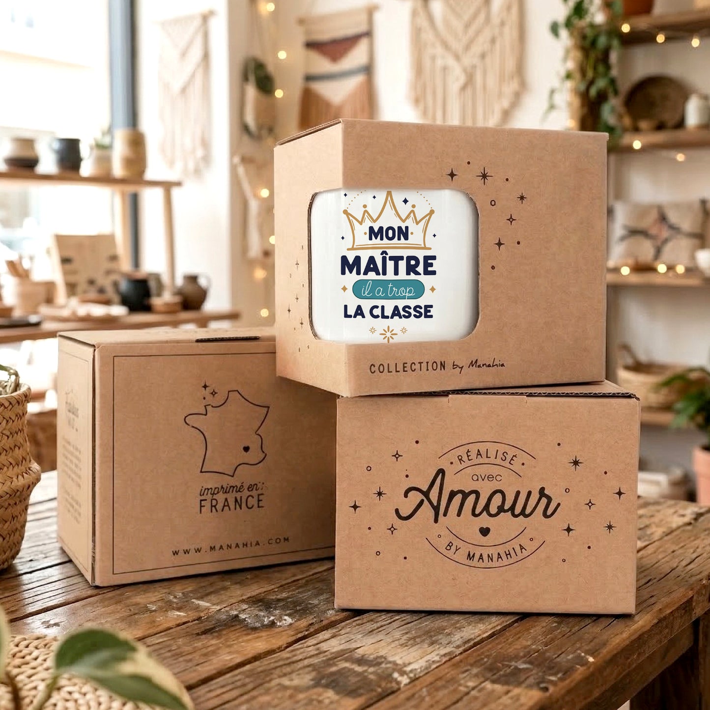 Mug maître – Mon maître, il a trop la classe – cadeau maître – fin d’année scolaire