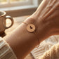 Bracelet Marraine - Médaillon Doré en Acier Inoxydable