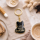 Porte-clés - Chat - Bienvenue chez mon chat – cadeau chat – cadeau crémaillère