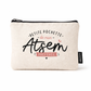 Pochette ATSEM – Petite pochette de mon ATSEM préférée – pochette coton – cadeau ATSEM