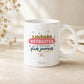 Mug retraite – Libérée, retraitée, je ne travaillerai plus jamais - Rose